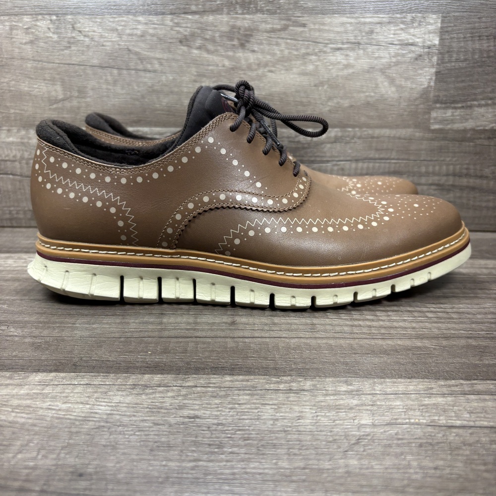 Cole Haan Zerogrand Waterproof Brown Mens US Size 10 C37091 Sneakers